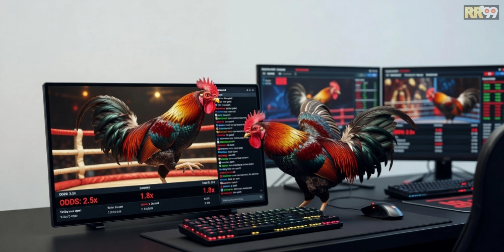 Minh họa khái niệm đá gà casino trực tiếp 69vn qua hình ảnh trận đấu sống động