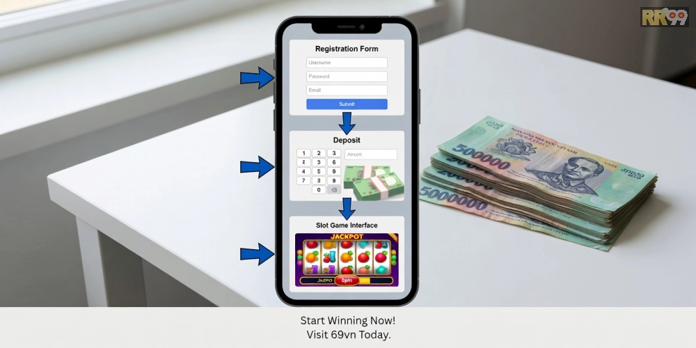 Bước đăng ký và chơi nổ hũ uy tín 69vn đơn giản cho người mới